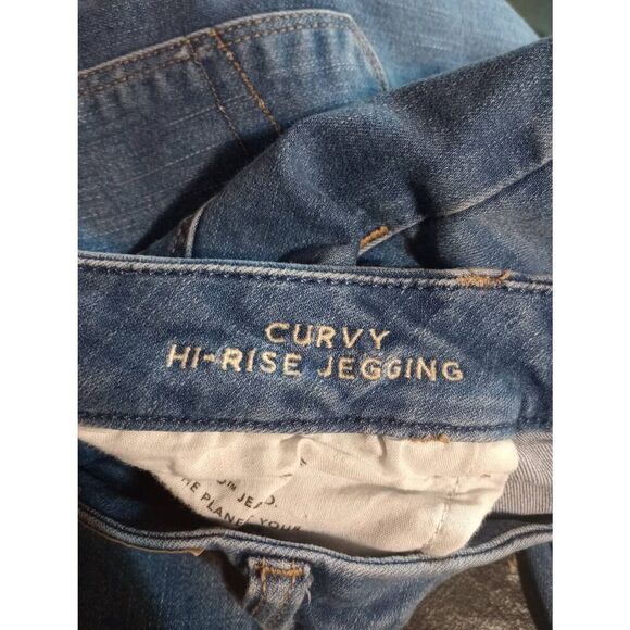 American Eagle Jeggings Ladies 14 Short Raw Hem High Rise - Picture 7 of 9